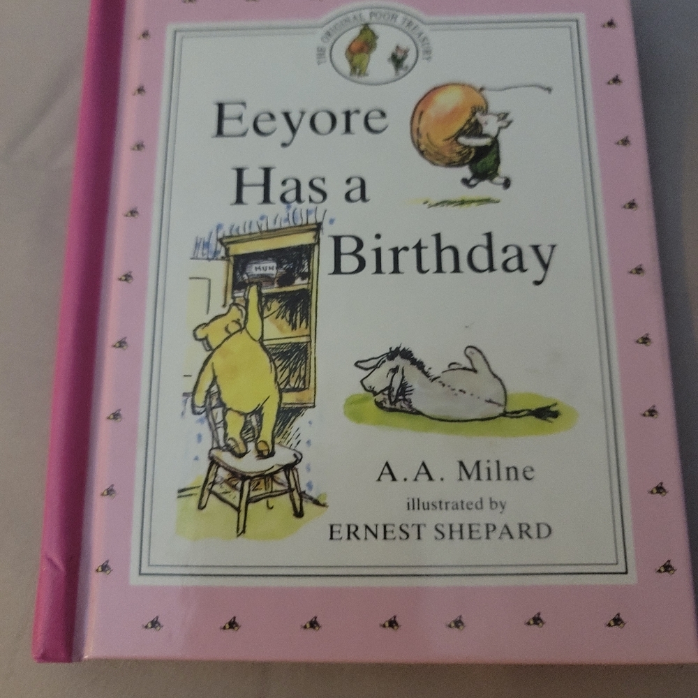 VINTAGE BP LITTLE HARDBACK- EEYORE HAS A BIRTHDAY